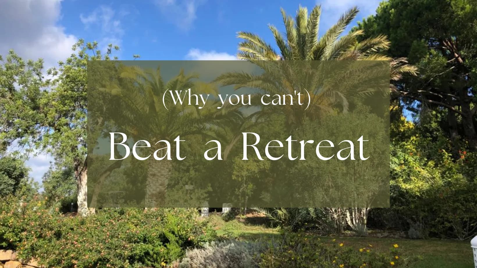 (Why you can't) Beat a Retreat