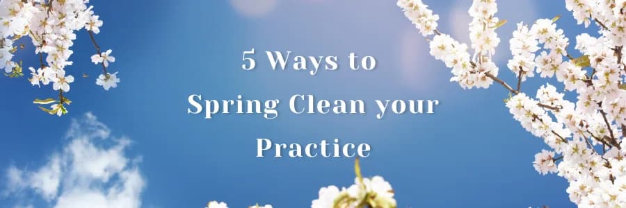 5 Ways To Spring Clean Your Practice
